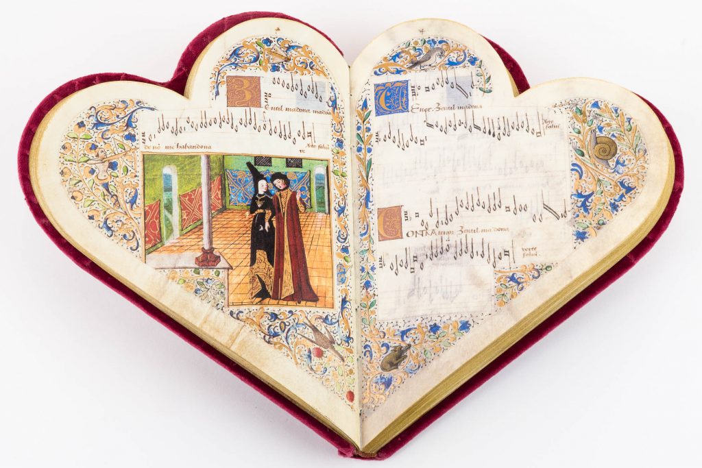 Quirky Shaped Manuscript – St. Valentine's Day